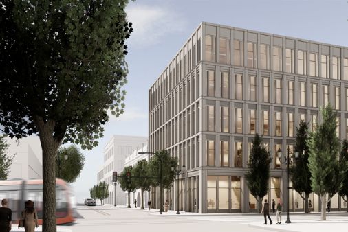 Architectural rendering of the PAE project, Portland.