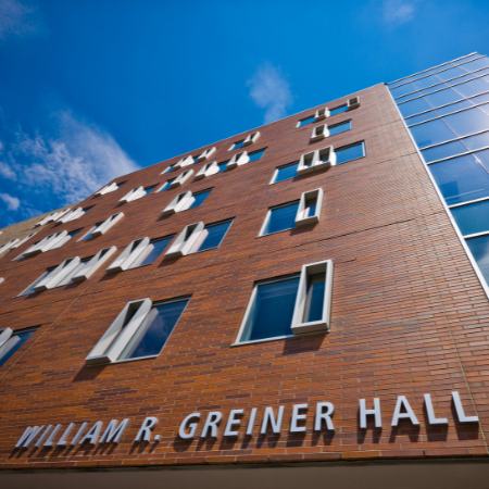 Exterior of William R. Greiner Hall at State University at Buffalo (New York)