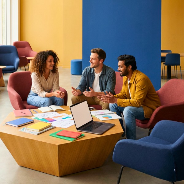 image placeholder: team dialogue